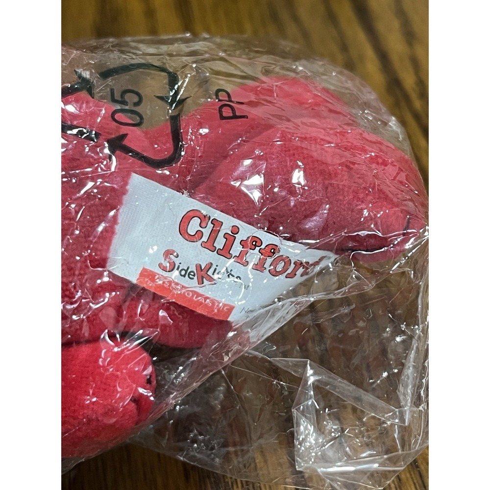 CLIFFORD THE BIG RED DOG Finger‎ Puppet Plush New Sealed Sidekick 1999 - Picture 3 of 4